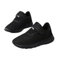 thumbnail image 1 of Wdgfv Girls Sneakers Breathable Mesh Sports Shoes Lightweight Comfortable Running Walking Casual Outdoor Play Age 5-12 Easy Fit Hook Loop Closure Non Durable Black 31, 1 of 9
