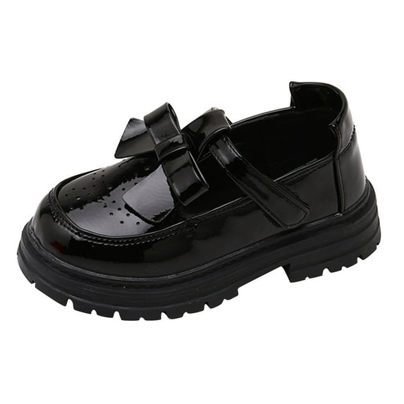 Wdgfv Girls Sneakers Lightweight Breathable Comfortable Performance Dance Shoes for Kids Flexible Non- Casual Footwear Black 29
