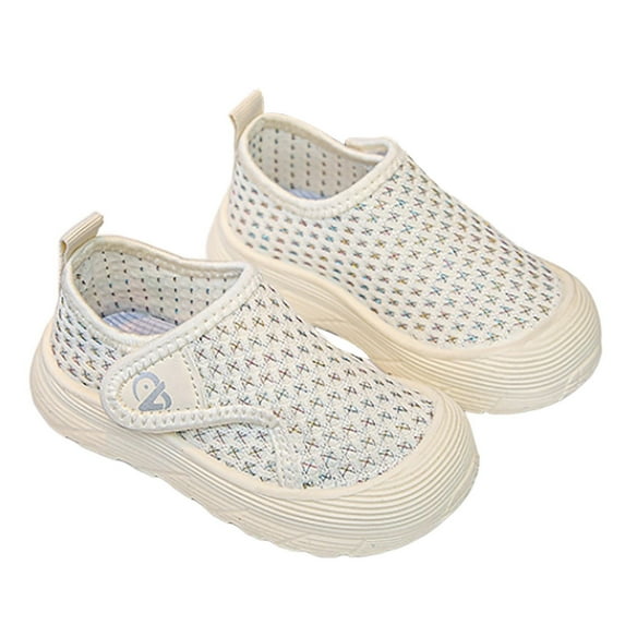 Wdgfv Girls Sneakers Lightweight Canvas Soft Sole Indoor Outdoor Casual Walking Shoes for Toddlers Kids Comfortable Breathable White 28