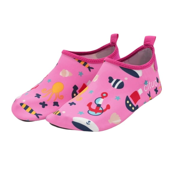 Wdgfv Girls Water Shoes Non Beach Swim Shoes for Toddler Kids Lightweight Comfortable Outdoor Sandals Age 2 10 Years Brown 29