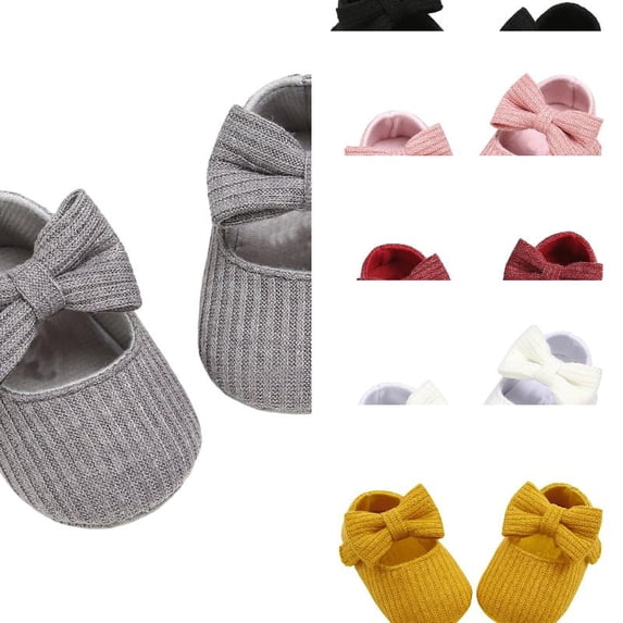 Wdgfv Baby Boys Girls Slippers Cozy Booties Soft Bottom Warm Cartoon Socks Crib Shoes 0-6 Months