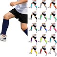 thumbnail image 1 of Wdgfv Kids Soccer Leg Sleeves Socks Athletic Socks for Boys Girl Football Baseball Softball Rugby 12-18 Years, 1 of 4