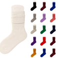 thumbnail image 1 of Wdgfv Kids Socks For Autumn Soft Comfortable Mid Crew Length Stackable Everyday Socks For Toddlers Boys And Girls Ideal For School Play And Casual Wear 9-12 years, 1 of 4
