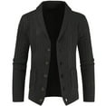 thumbnail image 1 of Wdgfv Knit Sweater Coat for Men Winter Warm Long Sleeve Cardigan Jacket Oversized Soft Casual Thick Comfortable Outwear, 1 of 2