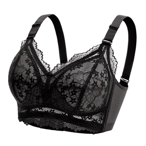 Wdgfv Lace Bralettes for Women Wireless Unpadded Bras Racerback Camisole Tops Basic Cami Black 36