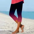 thumbnail image 1 of Wdgfv Lace Leggings for Women 2026 Trendy Plus Size High Waist Capri Cropped Leggings Stretch Tights Holiday Beach Yoga Pants, 1 of 5