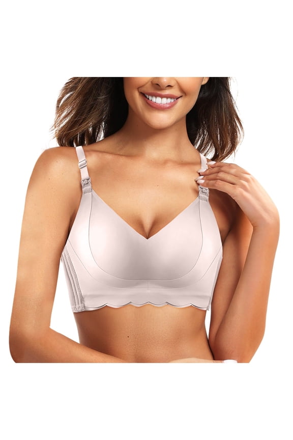 Low Back Strapless Bra - Fabric,Lucilift Strapless Bra,Multi-Way Push Up Bra with Removable Straps Beige 34C