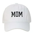 thumbnail image 1 of Wdgfv MOM Embroidered Baseball Cap Style Adjustable Dad Hat For Women Men White One Size, 1 of 3