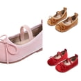 thumbnail image 1 of Wdgfv Mary Jane Flats for Toddler Girls Little Kids Glittery Dress Princess Wedding Ballet Shoes 18-24 Months, 1 of 9