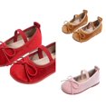 thumbnail image 1 of Wdgfv Mary Jane Flats for Toddler Girls Little Kids Glittery Dress Princess Wedding Ballet Shoes 3-3.5 Years, 1 of 9