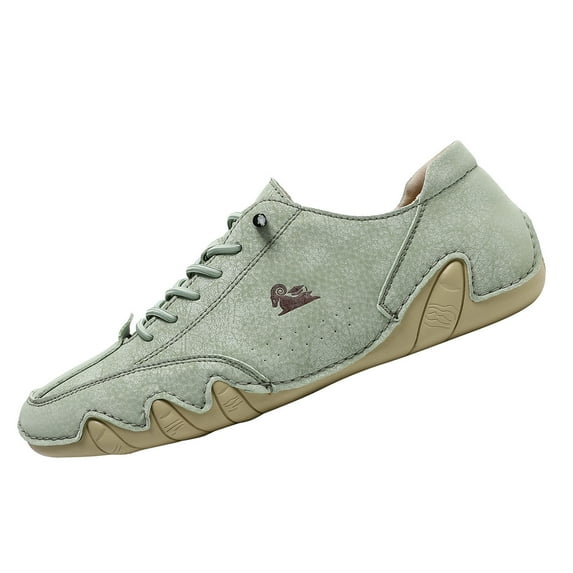 Wdgfv Men's Casual Leather Fashion Sneakers Chukka Boots On Non- Breathable High Boots Hiking Shoes Men