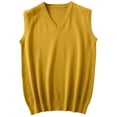 thumbnail image 1 of Wdgfv Men's Sleeveless Knit Sweater Vest V-Neck Design Lightweight Layering Piece for Smart Casual Attire and Wear, 1 of 5