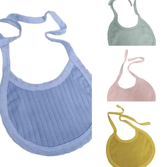 Wdgfv Muslin Baby Bibs for Unisex Boys Girls, Cotton Drool Bibs, Adjustable Bibs for Drooling and Teething 0-1 Years