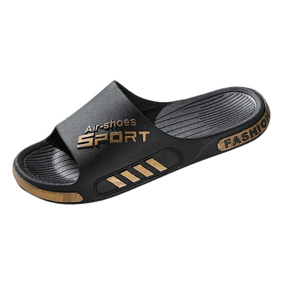 Wdgfv Plus Size Men's Slide Sandals Slippers, Fashion Bathroom Sandals Shower Shoes Pool Beach Slides Sandals