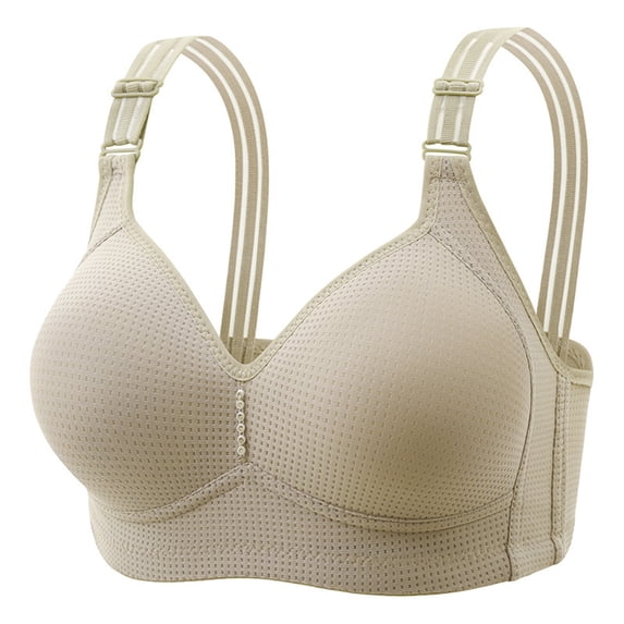 Wdgfv Push Up Bras for Women Plus Size Comfort Breathable Bra Wirefree Bra Full Coverage Everyday Bras with Support Lift 36