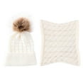 thumbnail image 1 of Wdgfv Scarf Woolen Earflap Hood Warm Skull Knit Caps Beanie Cap for Toddlers Baby Girls and Boys, 1 of 6
