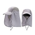 thumbnail image 1 of Wdgfv Unisex Breathable Sun Bucket Hat for Outdoor Sports Fishing Hiking Adjustable Lightweight Daily Wear Full Face Coverage Light Gray One Size, 1 of 3