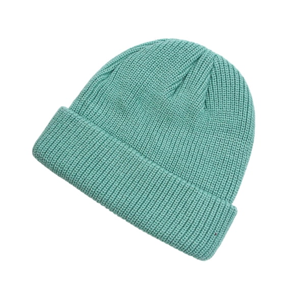 Wdgfv Unisex Winter Knit Hat With Ear Thermal Lined Warm Cap For Cold Weather Outdoor Activities Green1 One Size