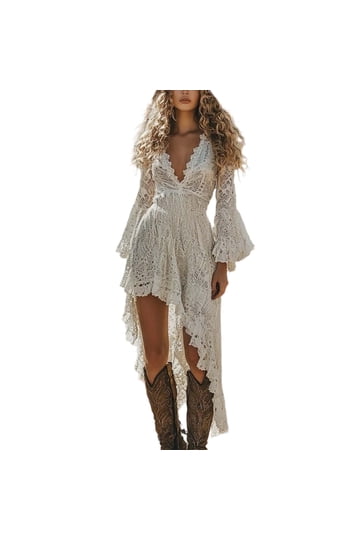 chinese dress ladies Vintage Boho Maxi Dress