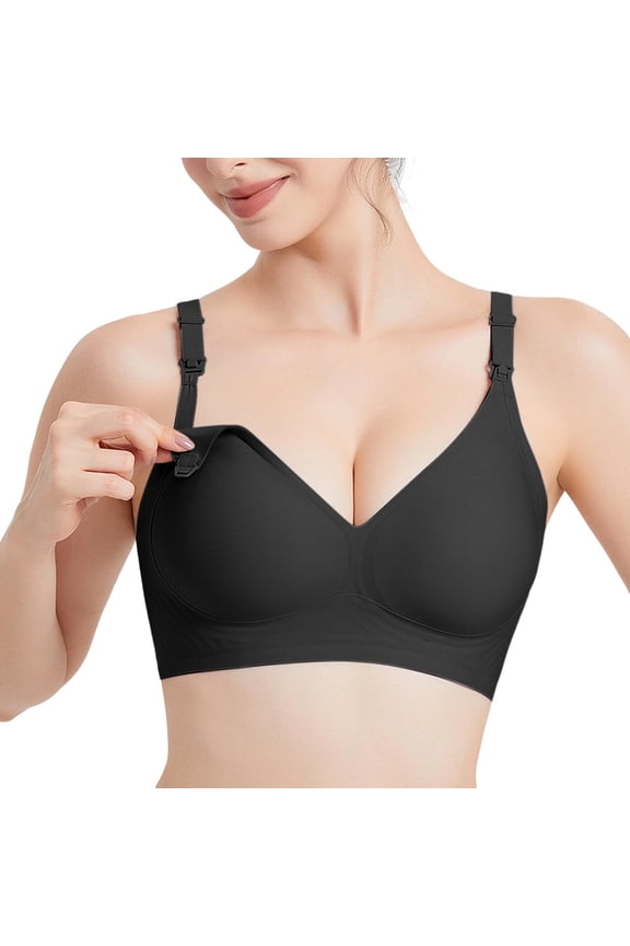 Wireless Backless Bra for Women Seamless Comfort with Convertible Transparent Shoulder Straps