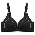 thumbnail image 1 of Wdgfv Wireless Nursing Bra for Pumping Seamless Full Coverage Maternity Bralette No Underwire for Pregnancy and Breastfeeding Black 38, 1 of 3