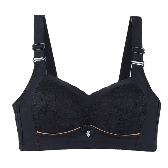 Wdgfv Wireless T Shirt Bra Seamless Push Up Bralette Full Coverage V Neck Comfortable Bras for Women