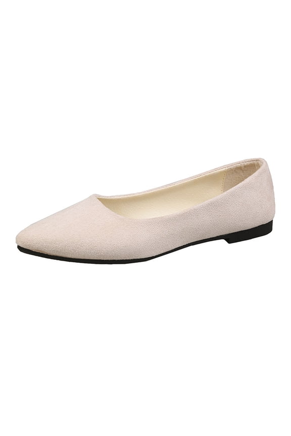 Women's Comfortable Slip On Ballet Flats With Square Toe