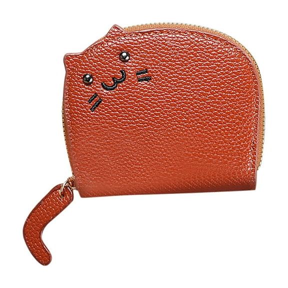 Wdgfv Women's Credit Card Case Compact Size Chain Wallet RFID Small