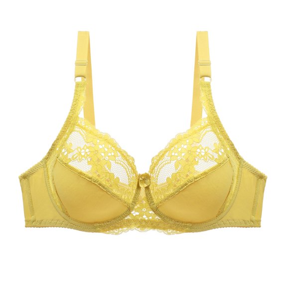 Wdgfv Women's Full Coverage Underwire Unlined Minimizer Lace Bra 95D