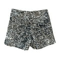 thumbnail image 1 of Wdgfv Women's Low Waist Sequin Mini Mirco Shorts Shiny Music Festival Party Club Hot Pants Silver M, 1 of 3