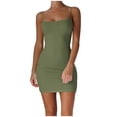 thumbnail image 1 of Wdgfv Women's Mini Bodycon Dress 2026 Spring Summer Going Out Short Backless Party Club Dresses Y2k Clothes, 1 of 4