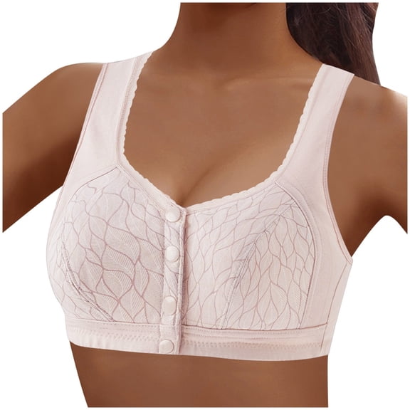 Wdgfv Women's Seamless Push Up Bra Breathable Top Bra Underwear Without Steel Ring Gathering And Casual Adjusting Bra 44