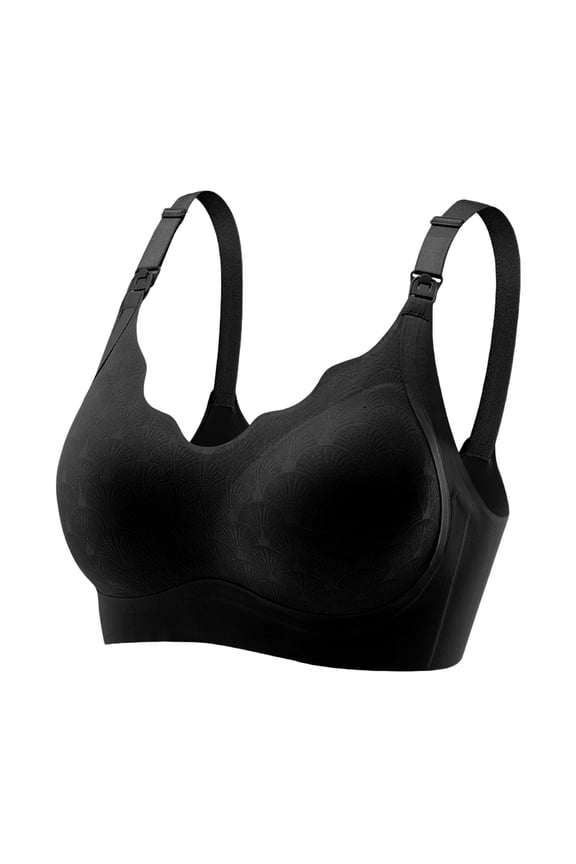 Women's Wireless Backless Bra with Adjustable Convertible Straps for Seamless Comfort and Support