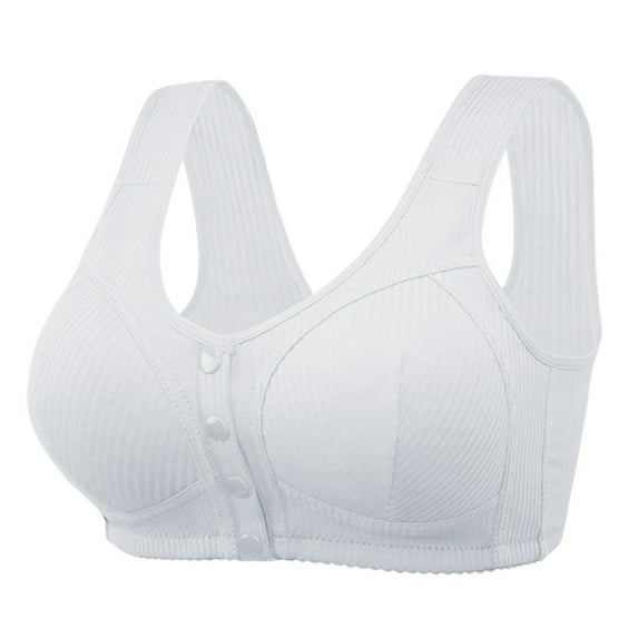 Wdgfv Womens Front Closure Adjustable Support Seamless Yoga Bra for Movement and Comfortable Sleep Wear