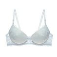 thumbnail image 1 of Wdgfv Womens Plus Size Minimizer Bras Full Coverage Lace Unlined Bra Cups, 1 of 2