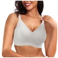 thumbnail image 1 of Wdgfv Womens Seamless Push Up Bra Wireless Comfort Bralette Full Coverage Everyday Underwear with Scalloped Edge Design, 1 of 5