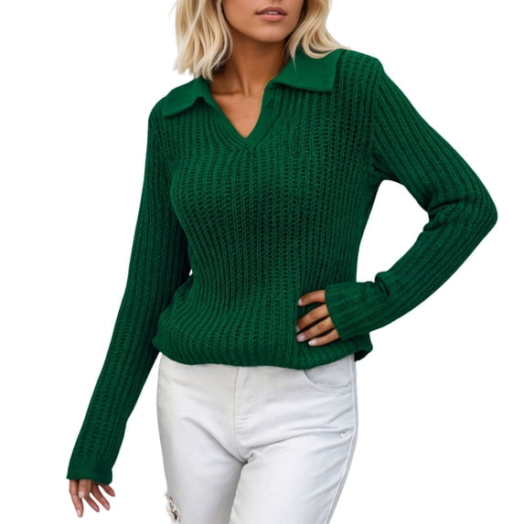 Wdgfv Wool Women's Pullover Sweater Oversized Batwing Sleeve Pullover Sweater Soft Knitted Turtleneck Top Casual Winter Fashion Comfortable E12-Green L