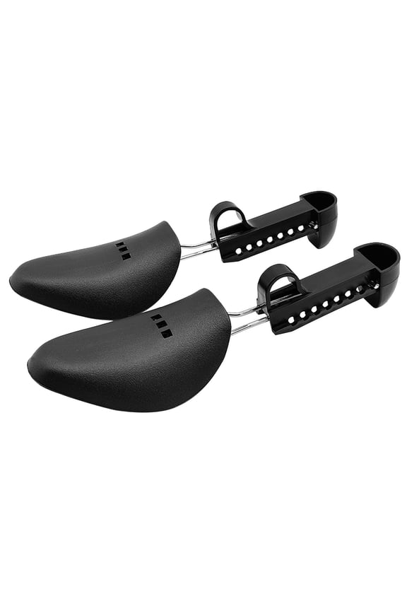 A Pair Women Plastic Shoe Tree Stretcher Boot Shaper 9-Gear Adjustabl-Spring Design Automatic Support