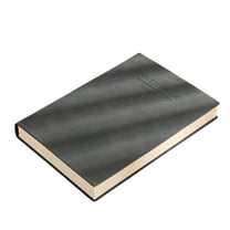 Wdhugt Black A5 Notebook Diary 360 Pages 8.46 Inches Paper Hard Cover Thread Bound Notebook For Office School Writing Black