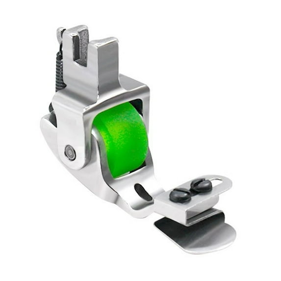 Wdhugt Adjustable Rolled Hemmer Presser Foot For Sewing Machine Made Of Metal Material Multi Function For Invisible Zipper And Hemming Tool Green
