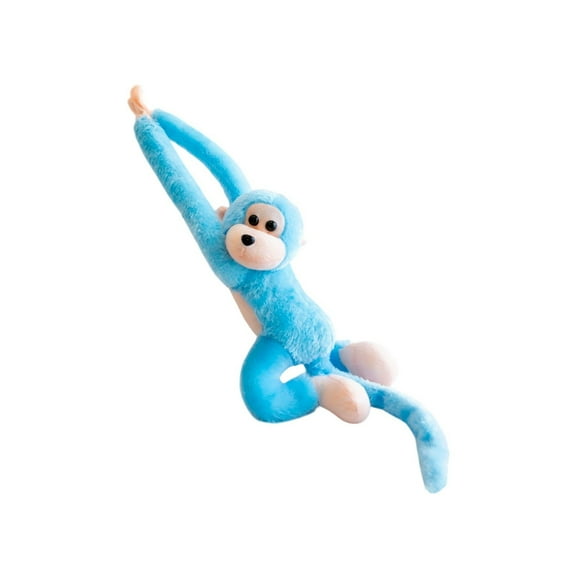 Wdhugt Blue Long Arm Monkey Plush Toy 23.6 Inch Cute Monkey Doll For Children Gift Home Decoration Hanging Ornament Toy Blue