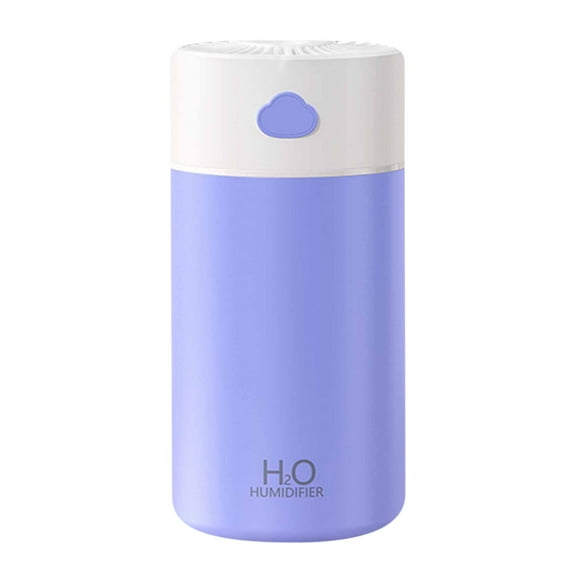 Wdhugt Blue Usb Humidifier For Home Car Mini Water Replenishment 400Ml Capacity Aroma Diffuser With 4 8 Hour Timer Quiet Operation 75X75X152Mm Abs Plastic Portable Mist Maker Blue