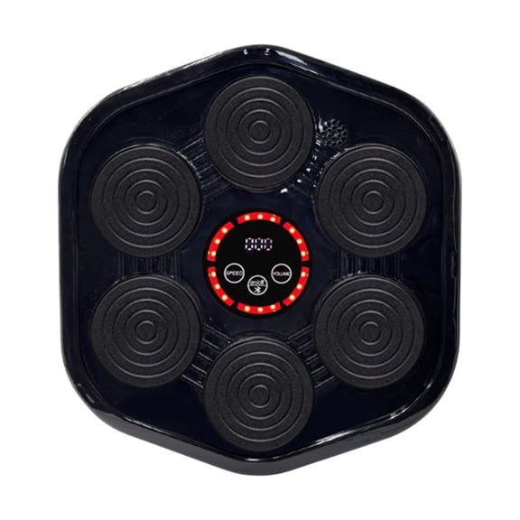 Wdhugt Bluetooth Music Boxing Trainer Wall Mounted Electronic Punch Bag With Sound Effects For Stress Relief Hand Eye Coordination A A