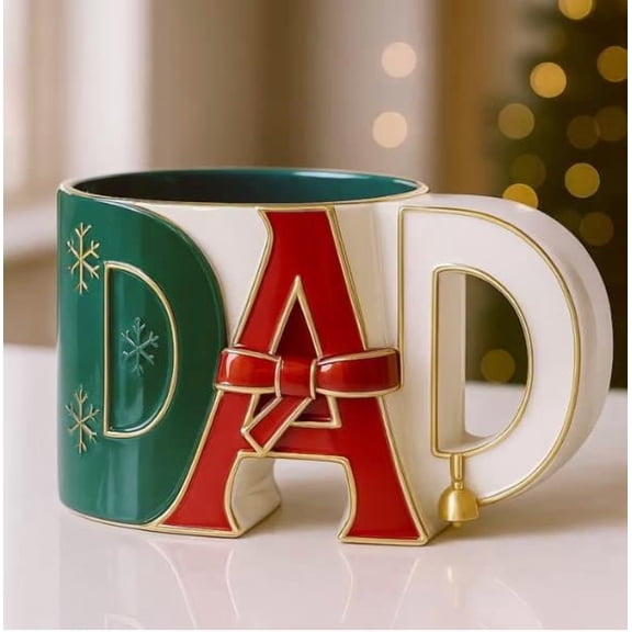 Wdhugt Christmas Themed Ceramic Mug Set For Hot And Cold Beverages Holiday Gift For Family And Friends 2-Pack Ceramic Cups With Festive Design