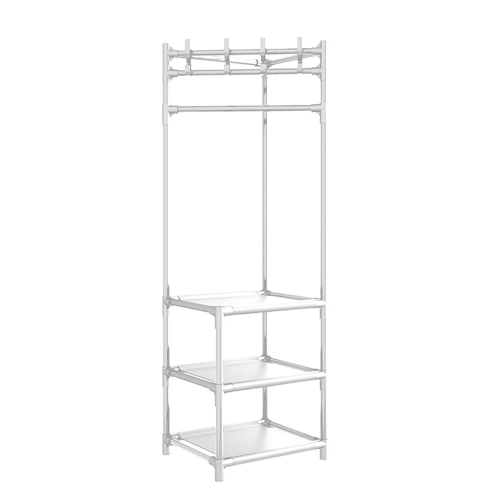 Wdhugt Corner Hall Tree,Standalone Coat Rack Coat Rack Freestanding ...