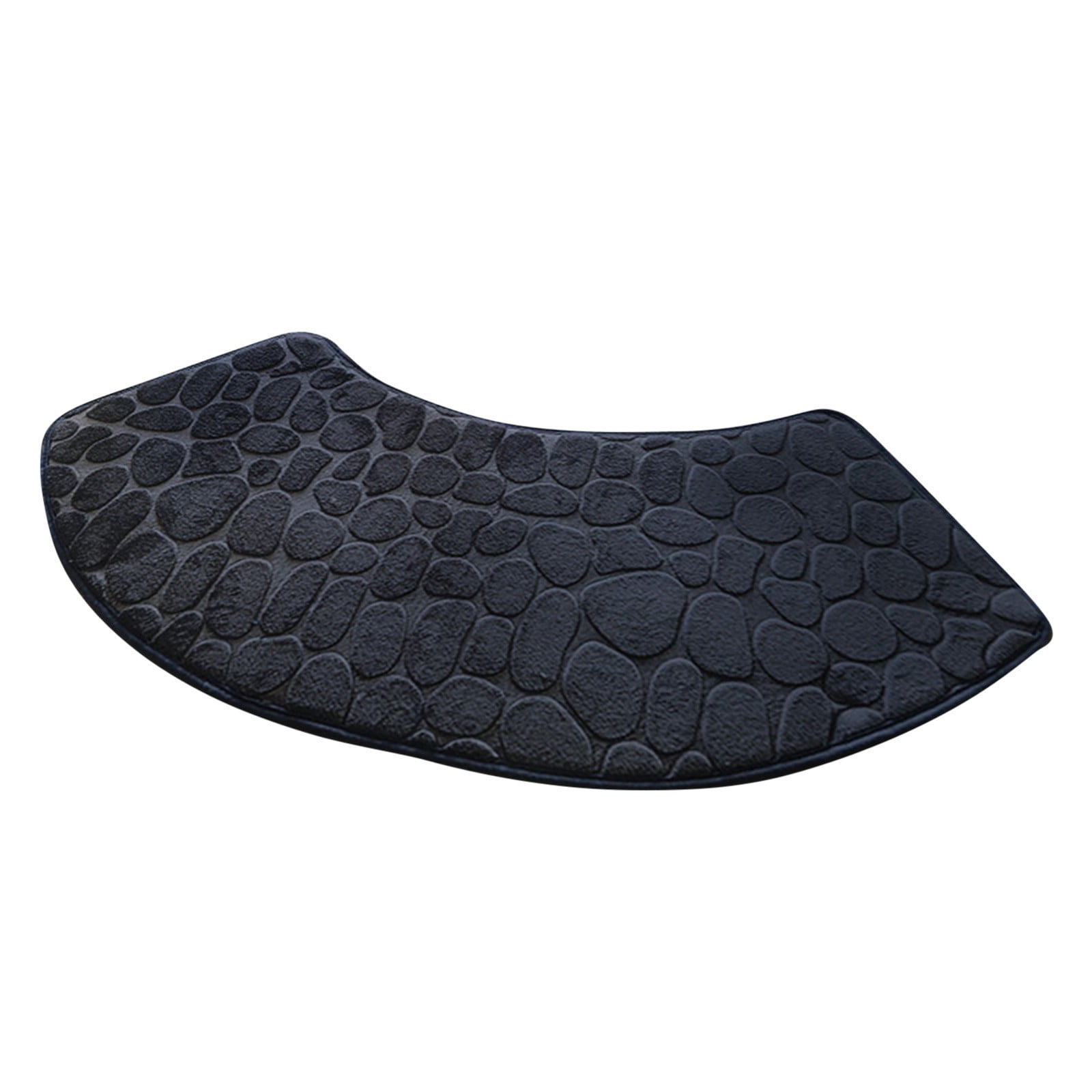Wdhugt Curved Shower Mat Non-Slip Quadrant Shower Mat Super Absorbent Corner Shower Mat Machine ...