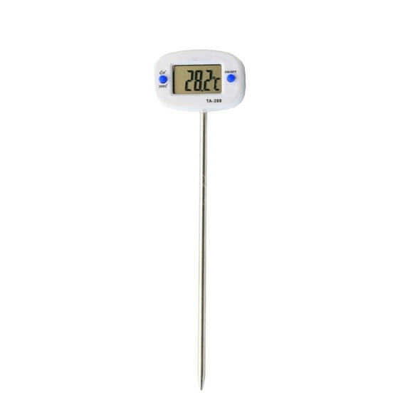 Wdhugt Digital Food Thermometer Accurate Fast Reading For Kitchen Cooking Brewing Milk Baking Searing Steak Plastic Material 17.8X4.4X2 Cm Temperature Range -50 To 300°C