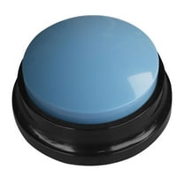 Wdhugt Dog Training Buttons For Communication Talking Pet Toy With Recordable Sound Voice Box Plastic Material Blue Color Blue