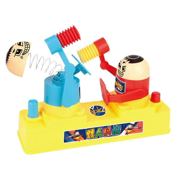 Wdhugt Double-Player Attack And Defense Desktop Game Toy For Kids Parent-Child Interactive Battle With Red And Blue Figures Plastic Construction