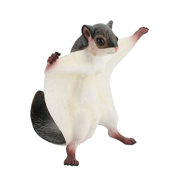 Wdhugt Flying Squirrel Figurine Toy Realistic Animal Model Pvc Material Preschool Education Home Decoration Collectible Plastic